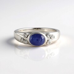 Anello in argento con Tanzanite
