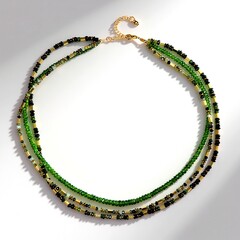 Collana in argento con Tormalina Verde Brasiliana