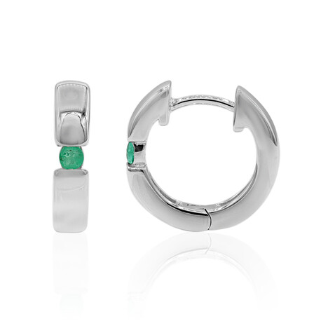 Orecchini in argento con Smeraldo