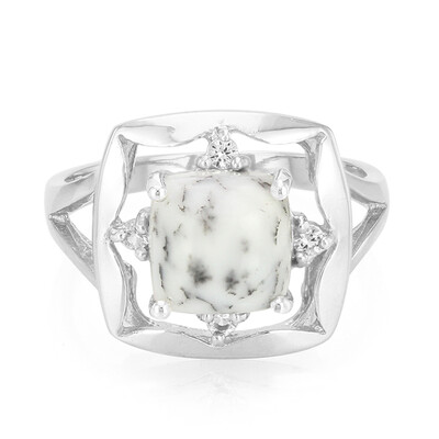 Anello in argento con Agata Dendritica