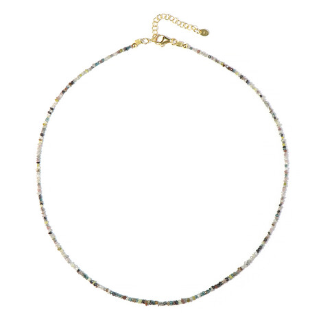 Fancy Diamond Silver Necklace