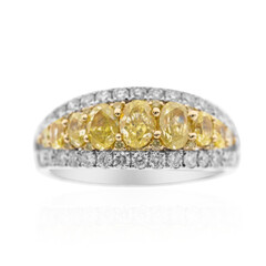 Bague en or et Diamant SI2 jaune (CIRARI)