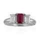 Anello in argento con Rubino Keniano