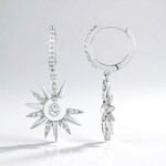 Orecchini in argento con Zircone