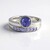 Anillo en plata con Tanzanita (KM by Juwelo)