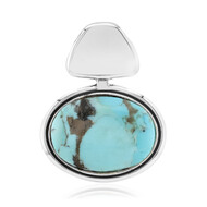 Ciondolo in argento con Turchese Kingman Mohave Blu (Jones Lee)