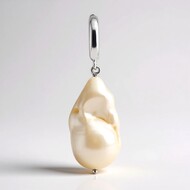 Ciondolo in argento con Perla d'Acqua Dolce Bianca (TPC)