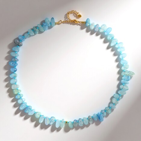 Collana in argento con Acquamarina Brasiliana (Riya)