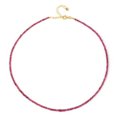 Collar en plata con Rubí de Madagascar