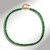 Collana in argento con Quarzo Verde (Riya)