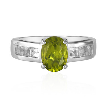 Anello in argento con Peridoto Arizona