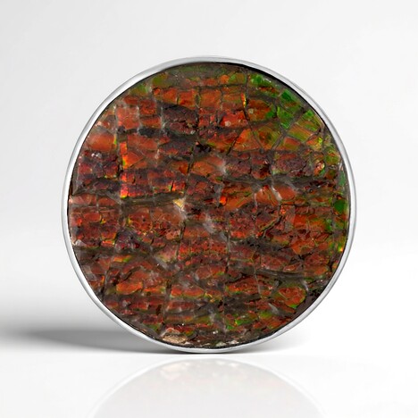 Ciondolo in argento con Ammolite (MONOSONO COLLECTION)