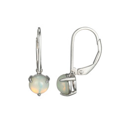 Pendientes en plata con Ópalo de Welo