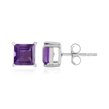 Uruguay-Amethyst-Silberohrringe