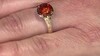 Gouden ring met een sfaleriet (CIRARI)
