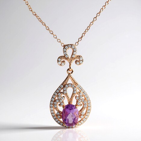Collana in argento con Ametista