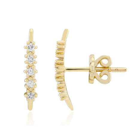 Orecchini in oro con Diamante SI1 (G) (Annette)