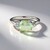 Anello in argento con Ametista Verde