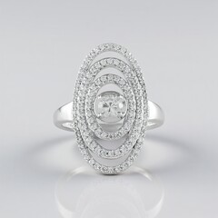 Anello in argento con Zircone