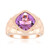 Amethyst-Silberring