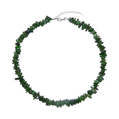 Collier en argent et Néphrite