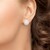 Pendientes en plata con Topacio blanco (Adela Silber)