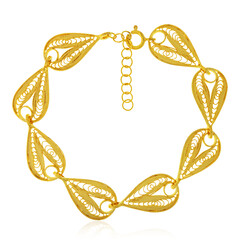 Brazalete en plata (Joias do Paraíso)