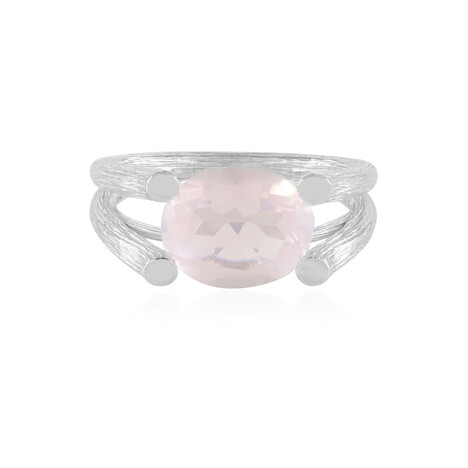Bague en argent et Quartz rose (de Melo Essence)