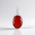 Ciondolo in argento con Calcedonio Rosso