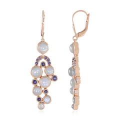 Zilveren oorbellen met Zilveren Maanstenen (KM by Juwelo)