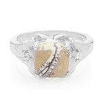 Sonora-Dendriten-Jaspis-Silberring