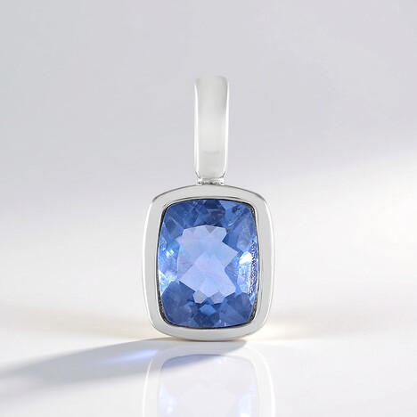 Ciondolo in argento con Fluorite Cangiante