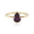 Magenta-Granat-Goldring