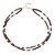 Mozambique Garnet Silver Necklace (Riya)