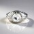 Anello in argento con Topazio Bianco