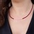 Collar en plata con Rubí de Madagascar