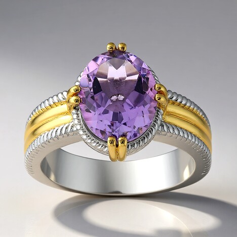 Anello in argento con Ametista (Remy Rotenier)