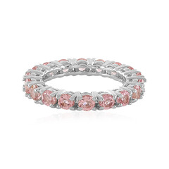 Anello in argento con Tormalina Rosa