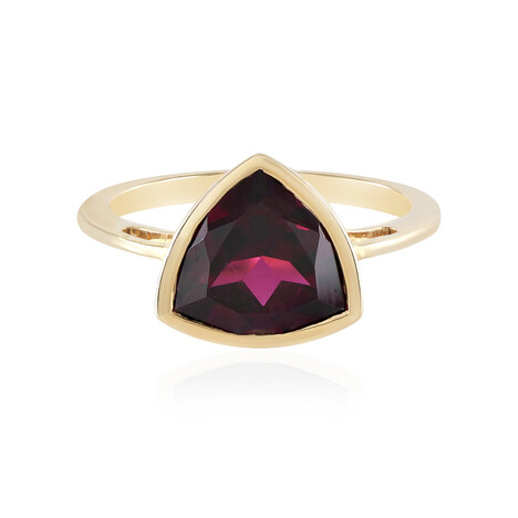 Magenta-Granat-Goldring