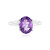 Amethyst Silver Ring