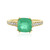 Äthiopischer Smaragd-Goldring (AMAYANI)