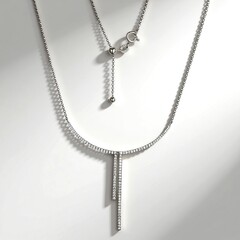 Collana in argento con Zircone (Adela Silber)
