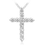 Collier en argent et Topaze blanche