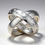 Bague en argent et Zircon (Adela Silber)