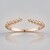 Anello in oro con Diamante Rose de France SI1 di Argyle (Annette)