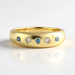 Anello in argento con Diamante Cioccolato I2
