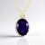 Collana in argento con Ametista (Gems en Vogue)
