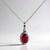 Collier en or et Rubis AAA du Mozambique