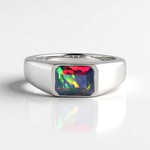 Anello in argento con Opale Mezezo