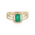 14K Russian Emerald Gold Ring (AMAYANI)